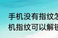 手机没有指纹怎么设置指纹解锁（手机指纹可以解锁多少次）