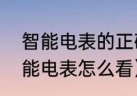 智能电表的正确读数方法（变电所智能电表怎么看）