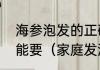 海参泡发的正确方法海参那些东西不能要（家庭发海参的正确方法）