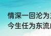 情深一回沦为东流的水的意思（早知今生任为东流的句子）