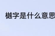 樾字是什么意思（樾字是什么意思）