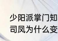 少阳派掌门知道禹司凤是羲玄吗（禹司凤为什么变成金翅鸟）