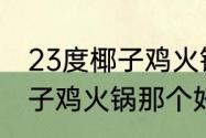 23度椰子鸡火锅谁开的（打边炉与椰子鸡火锅那个好）