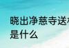 晓出净慈寺送林子方这首古诗的意思是什么