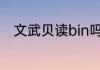 文武贝读bin吗（文武贝，读什么）