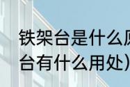 铁架台是什么原理（化学实验中铁架台有什么用处）