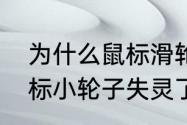 为什么鼠标滑轮上下滑没有反应（鼠标小轮子失灵了怎么办）