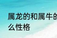 属龙的和属牛的在一起合不合都是什么性格