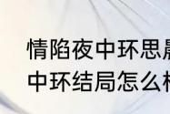 情陷夜中环思晨和乐天结局　情陷夜中环结局怎么样的