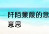 阡陌蒹葭的意思　阡陌多暖春是什么意思