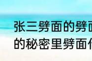 张三劈面的劈面是什么意思　宝葫芦的秘密里劈面什么意思