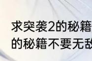 求突袭2的秘籍就是可以获得很多兵力的秘籍不要无敌只要获得兵力的秘籍