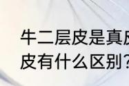 牛二层皮是真皮吗　牛反绒和牛二层皮有什么区别?哪一个好一些