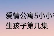 爱情公寓5小小布是谁的孩子　陈美嘉生孩子第几集