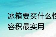 冰箱要买什么性能的好　冰箱买多大容积最实用