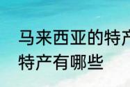 马来西亚的特产有些什么　马来西亚特产有哪些