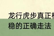 龙行虎步真正样子　龙行虎步四平八稳的正确走法