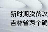 新时期脱贫攻坚，两个确保是什么　吉林省两个确保一个率先是指什么