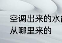 空调出来的水能不能饮用　空调里水从哪里来的