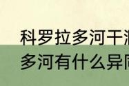 科罗拉多河干涸原因　黄河和科罗拉多河有什么异同点