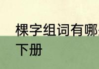 棵字组词有哪些　棵组词小学一年级下册