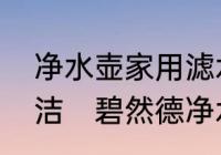 净水壶家用滤水壶的净水的原理及清洁　碧然德净水壶能过滤重金属吗