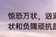 惊恐万状，汹涌湍急的意思　惊恐万状和负隅顽抗是褒义词还是贬义词