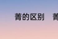 菁的区别　菁与什么字义相近