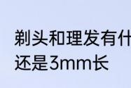 剃头和理发有什么区别　剪发6mm长还是3mm长