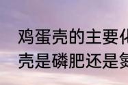 鸡蛋壳的主要化学成分是什么　鸡蛋壳是磷肥还是氮肥