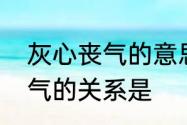 灰心丧气的意思　没精打采和灰心丧气的关系是