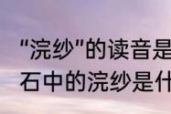 “浣纱”的读音是什么?是什么意思　丑石中的浣纱是什么意思