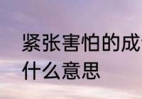 紧张害怕的成语有什么　惶惶不安是什么意思