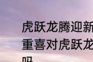 虎跃龙腾迎新春求下联　日新月异重重喜对虎跃龙腾步步高乎合对仗格式吗