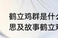 鹤立鸡群是什么意思　鹤立鸡群的意思及故事鹤立鸡群的主人公是谁