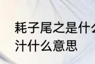 耗子尾之是什么意思　我劝你耗子尾汁什么意思