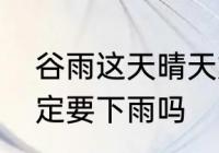 谷雨这天晴天好还是阴天好　谷雨一定要下雨吗