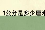 1公分是多少厘米　1公分是多少厘米