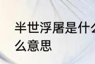 半世浮屠是什么意思　七阶浮屠是什么意思