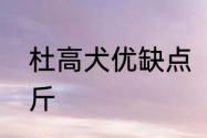 杜高犬优缺点　杜高犬能长到多少公斤