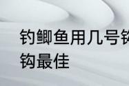 钓鲫鱼用几号钩最佳　钓鲫鱼用几号钩最佳