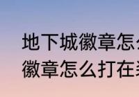 地下城徽章怎么打在装备上　地下城徽章怎么打在装备上