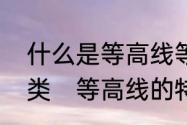 什么是等高线等高线有那些特点和种类　等高线的特点