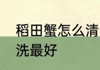 稻田蟹怎么清洗最好　稻田蟹怎么清洗最好