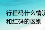 行程码什么情况下带星　行程码星号和红码的区别