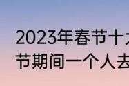 2023年春节十大旅游热门目的地　春节期间一个人去哪里旅游比较好