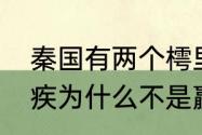 秦国有两个樗里疾吗　大秦帝国樗里疾为什么不是嬴驷弟弟