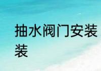 抽水阀门安装　农村冲水厕所怎么安装