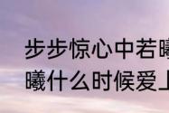 步步惊心中若曦到底爱的是谁呢　若曦什么时候爱上四阿哥的