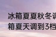 冰箱夏夏秋冬调的温度区别　志高冰箱夏天调到3档需要打开辅助开关吗